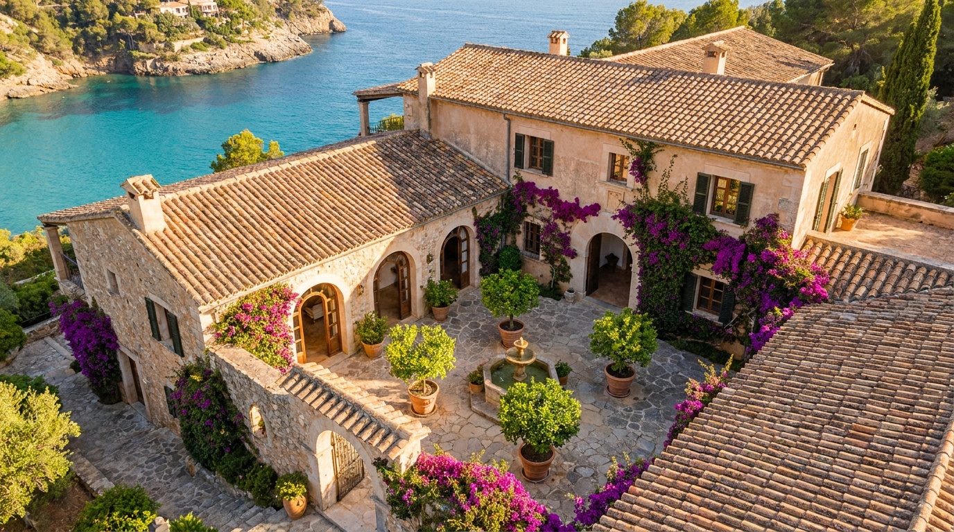 Mediterranean villa architecture