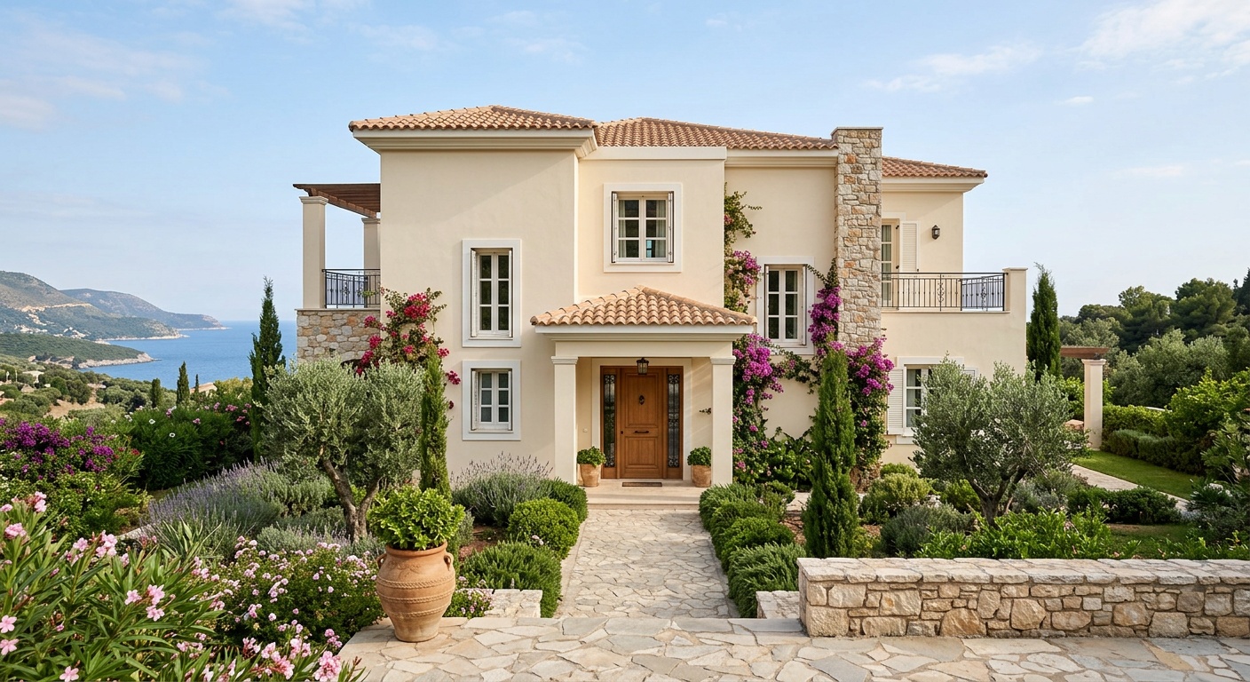 Villa exterior paint