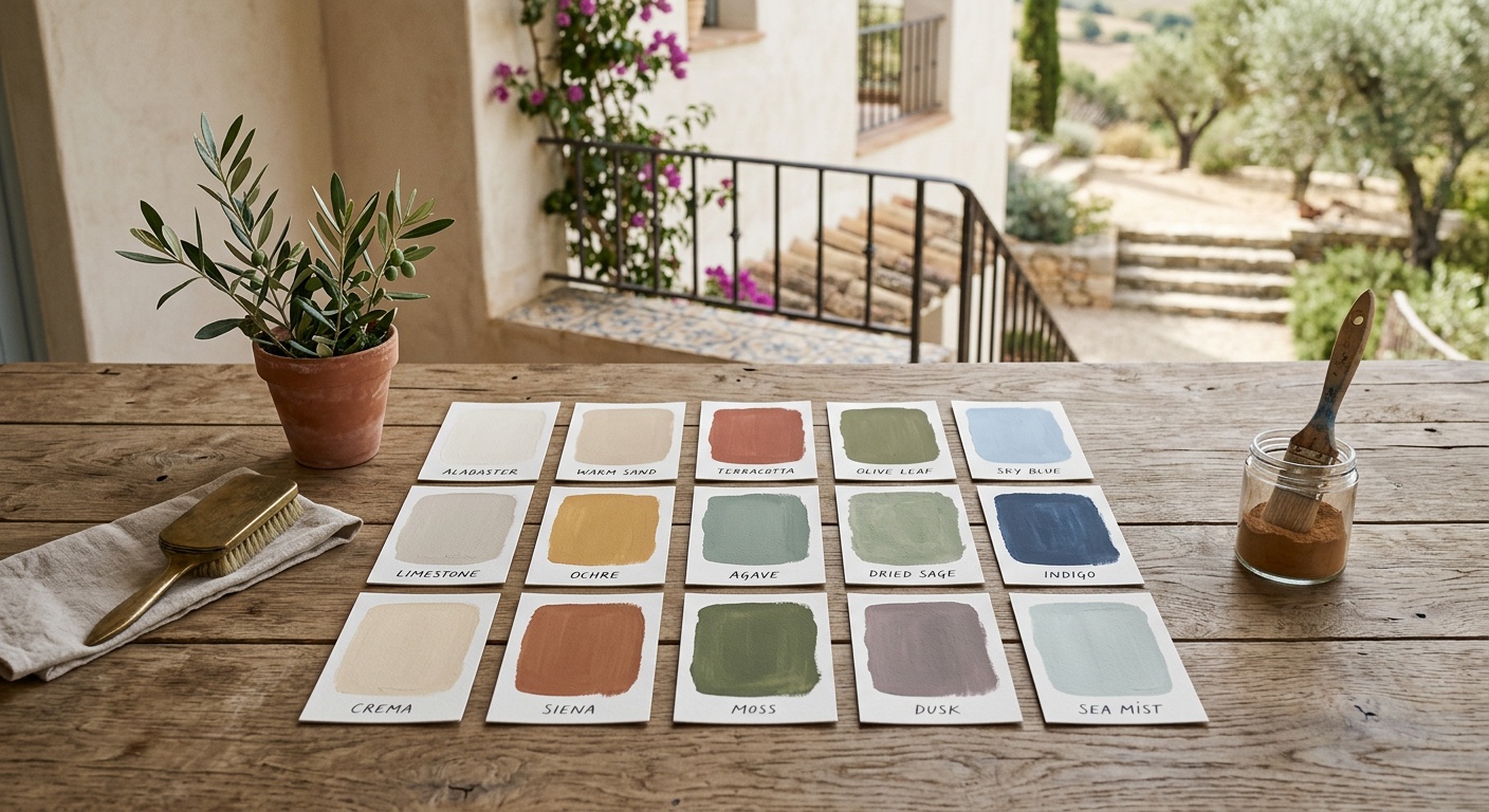 Villa style home interior painting colors 2026
