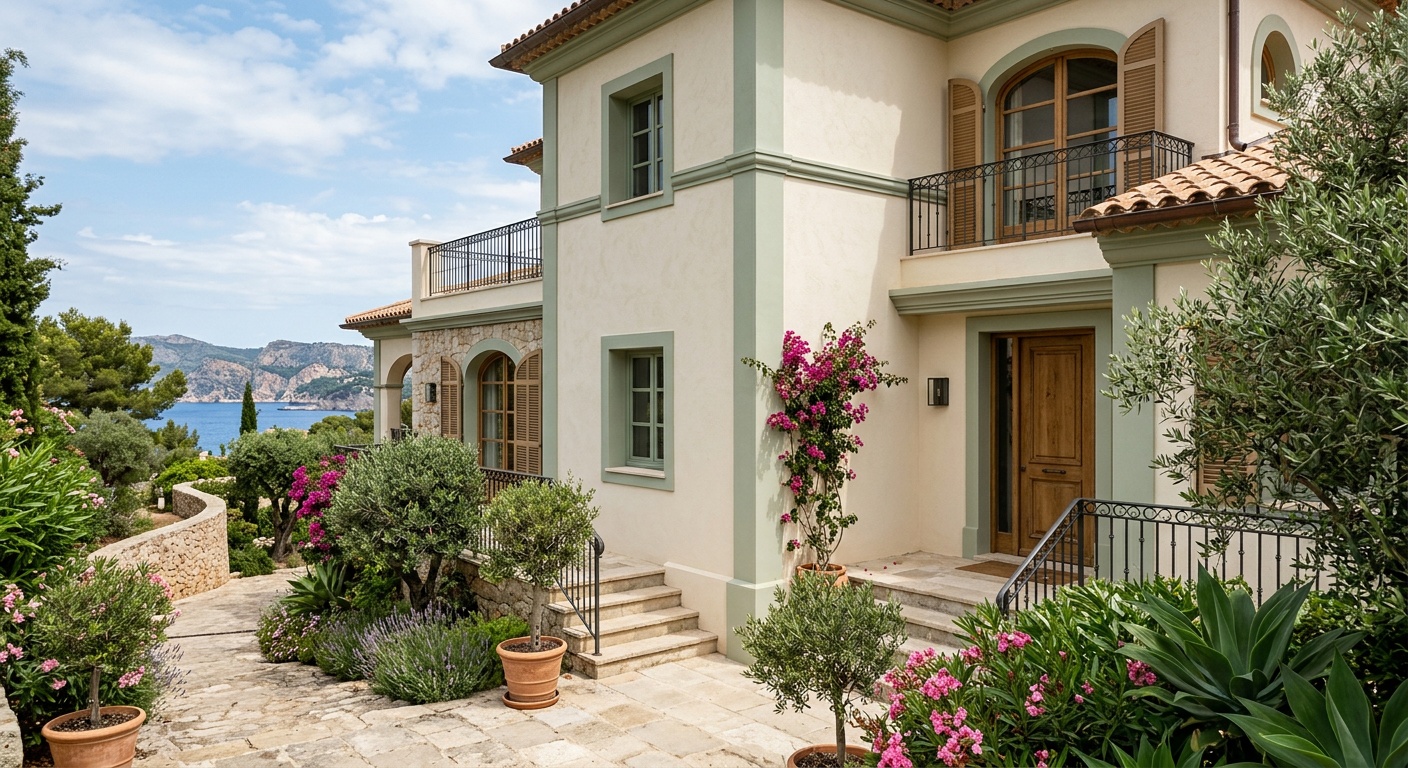 Villa painting costs