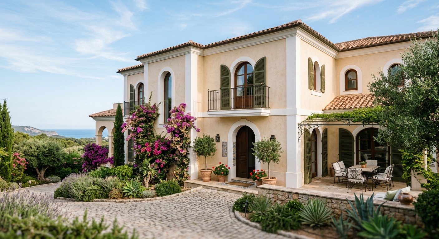 Villa painting costs
