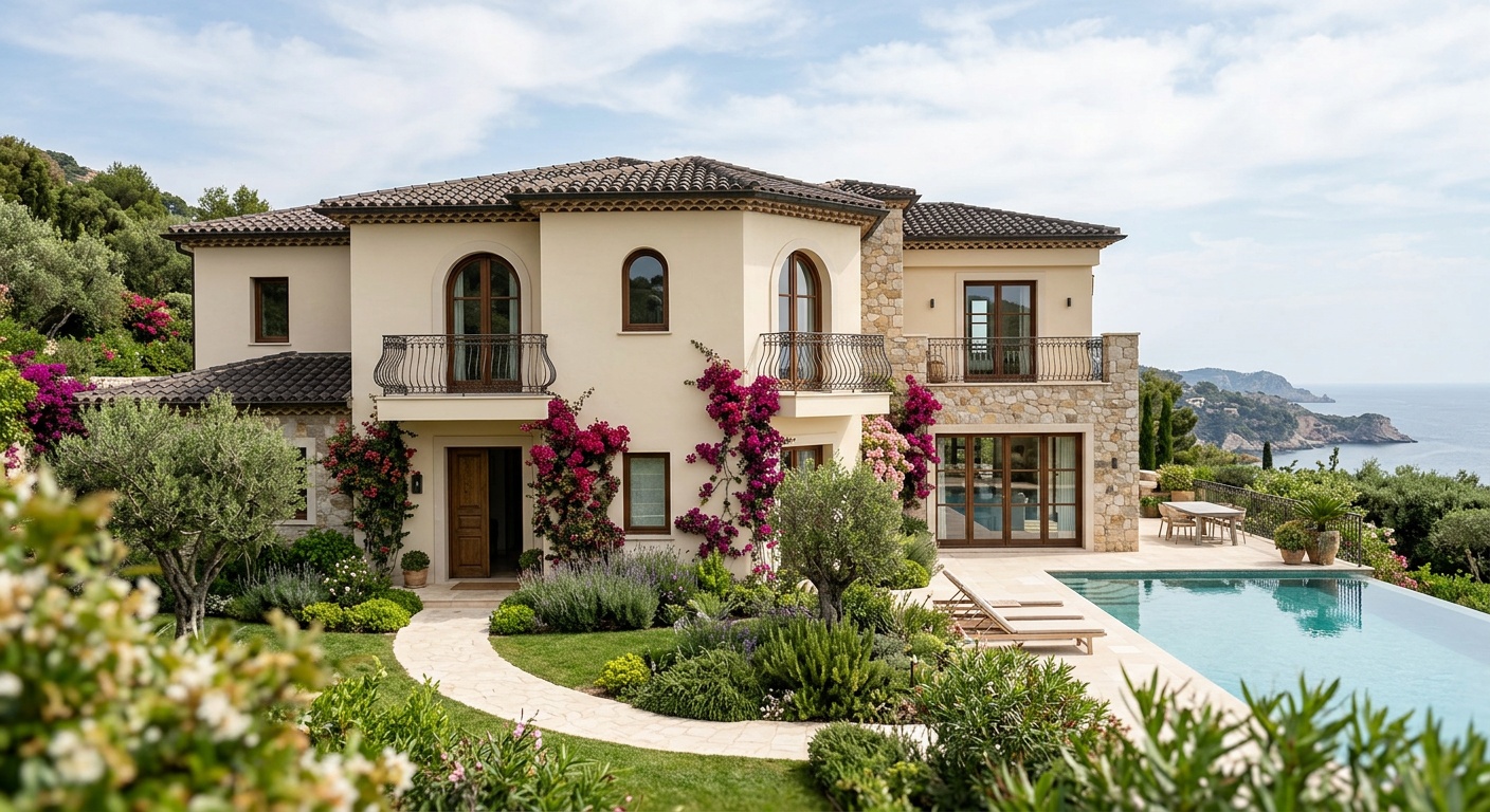 Villa exterior paint