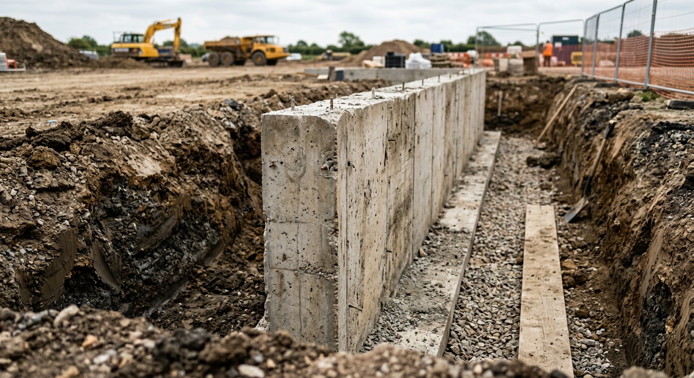 Exterior basement waterproofing